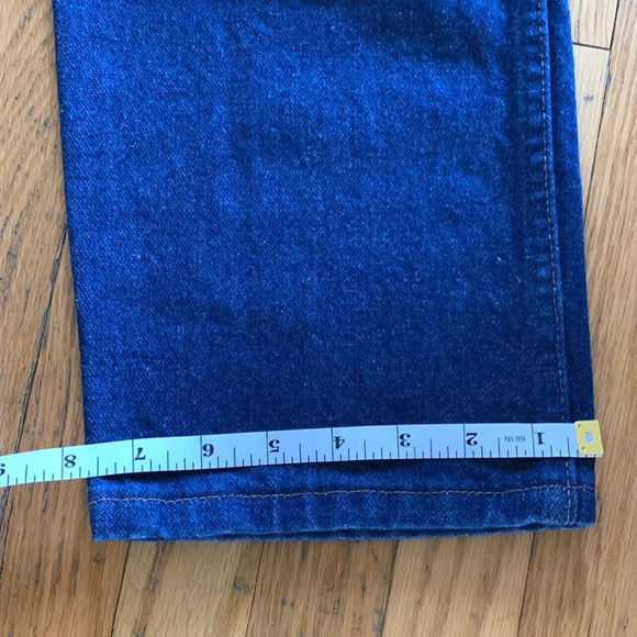 Vintage 80’s WRANGLER High Waist Jeans Size 7/8 x 32 Blue Denim. - Picture 13 of 15